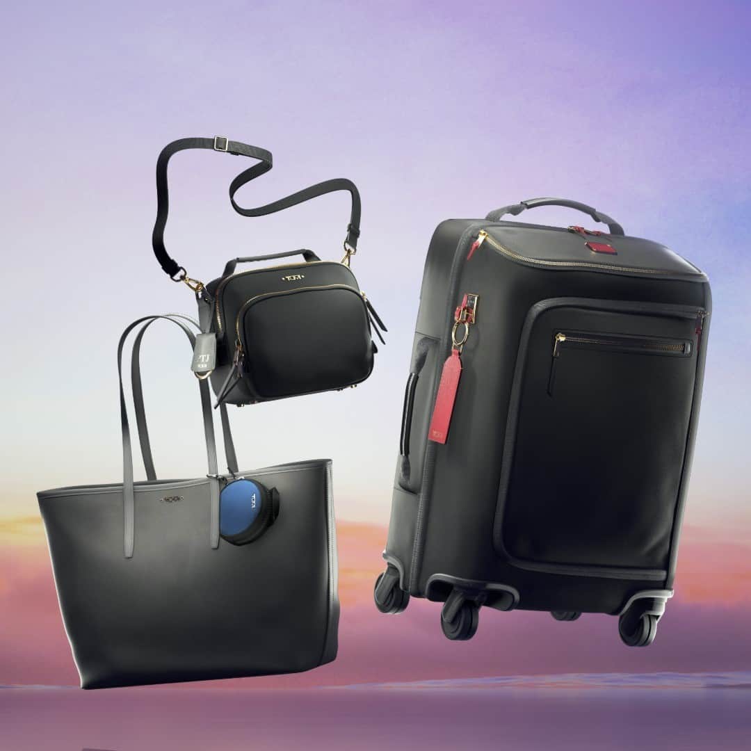 のインスタグラム：「Truly yours. New TUMI Accents give a custom finish to your favorite Voyageur bags. #PerfectingTheJourney」