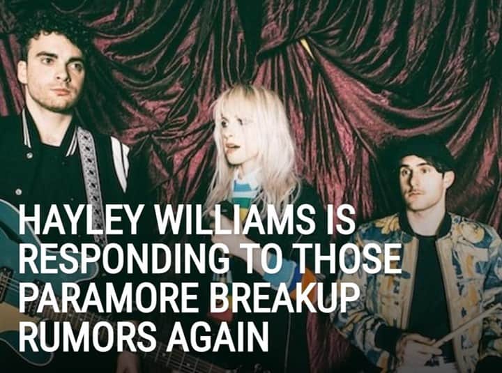 Alternative Pressさんのインスタグラム写真 - (Alternative PressInstagram)「@yelyahwilliams has a few things to say about those new rumors @paramore are breaking up⁠ LINK IN BIO⁠ .⁠ .⁠ .⁠ #hayleywilliams #paramore #altpress #alternativepress」1月5日 11時01分 - altpress