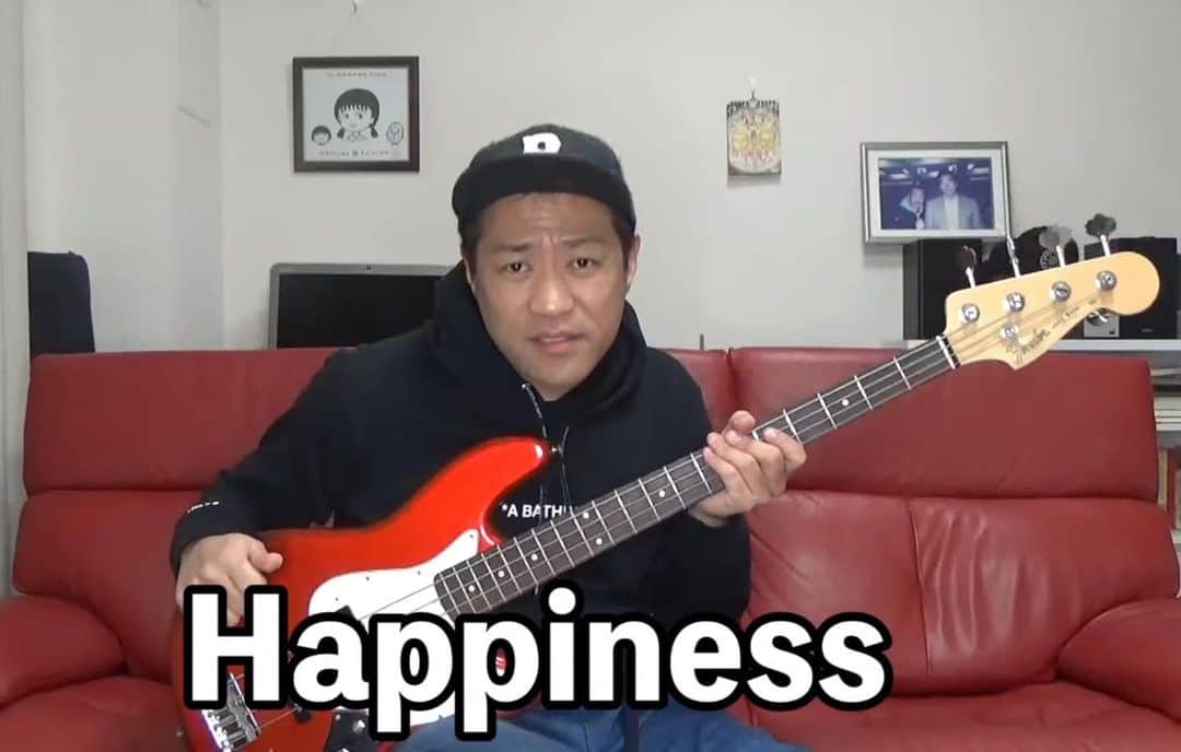 はなわさんのインスタグラム写真 - (はなわInstagram)「紅白歌合戦最高視聴率 嵐の「Happiness」を ベース一本で歌ってみた。　 youtu.be/hrr1_YkJTkg  #嵐」1月5日 11時57分 - naoki_hanawa