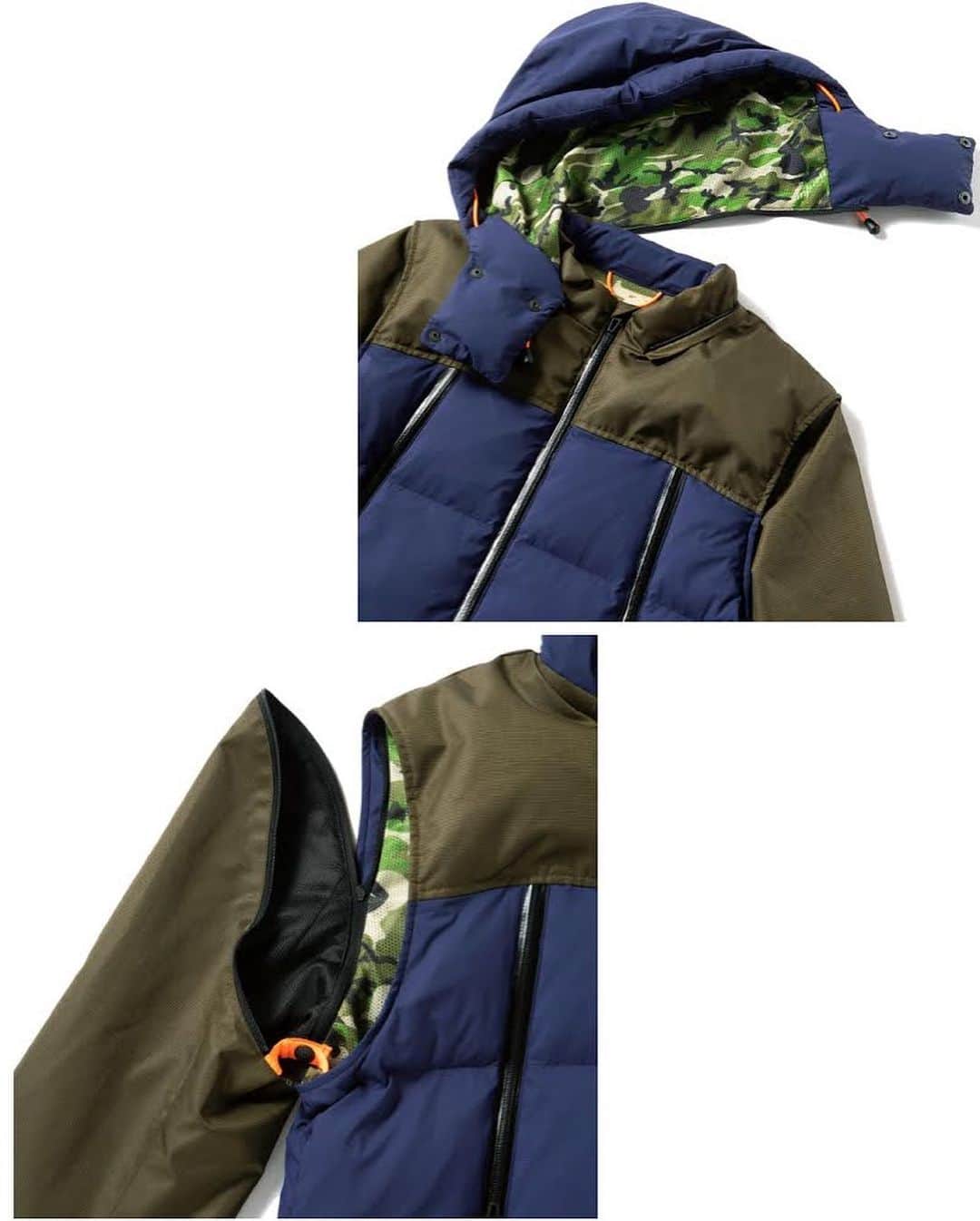 narifuri_japanさんのインスタグラム写真 - (narifuri_japanInstagram)「自転車乗りのためにデザインしたダウンジャケットは、ダウンジャケットとベストの2way仕様。﻿ ﻿ 袖の取り外しでクールダウンやスタイリングも自在になる、真冬〜春先にかけてのユースフルアウター。﻿ ﻿ ■NF2041：2WAYサイクルダウンジャケット ﻿ ﻿  #narifuri﻿ #ナリフリ」1月5日 12時02分 - narifuri_japan