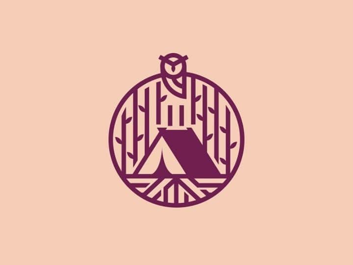 Dribbbleさんのインスタグラム写真 - (DribbbleInstagram)「Camping Logo by Ilker Türe ⠀ ⠀ #dribbble #design #logodesign #logo #branding #camping #graphicdesign」1月5日 12時53分 - dribbble