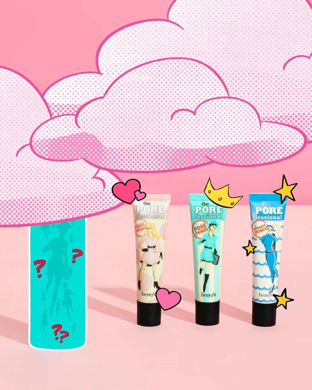 Benefit Cosmeticsさんのインスタグラム写真 - (Benefit CosmeticsInstagram)「SURPRISE! 💥 The POREfessional family is growing — can you guess what we’re dropping tomorrow?! 👇🏽 #benefit」1月5日 13時18分 - benefitcosmetics
