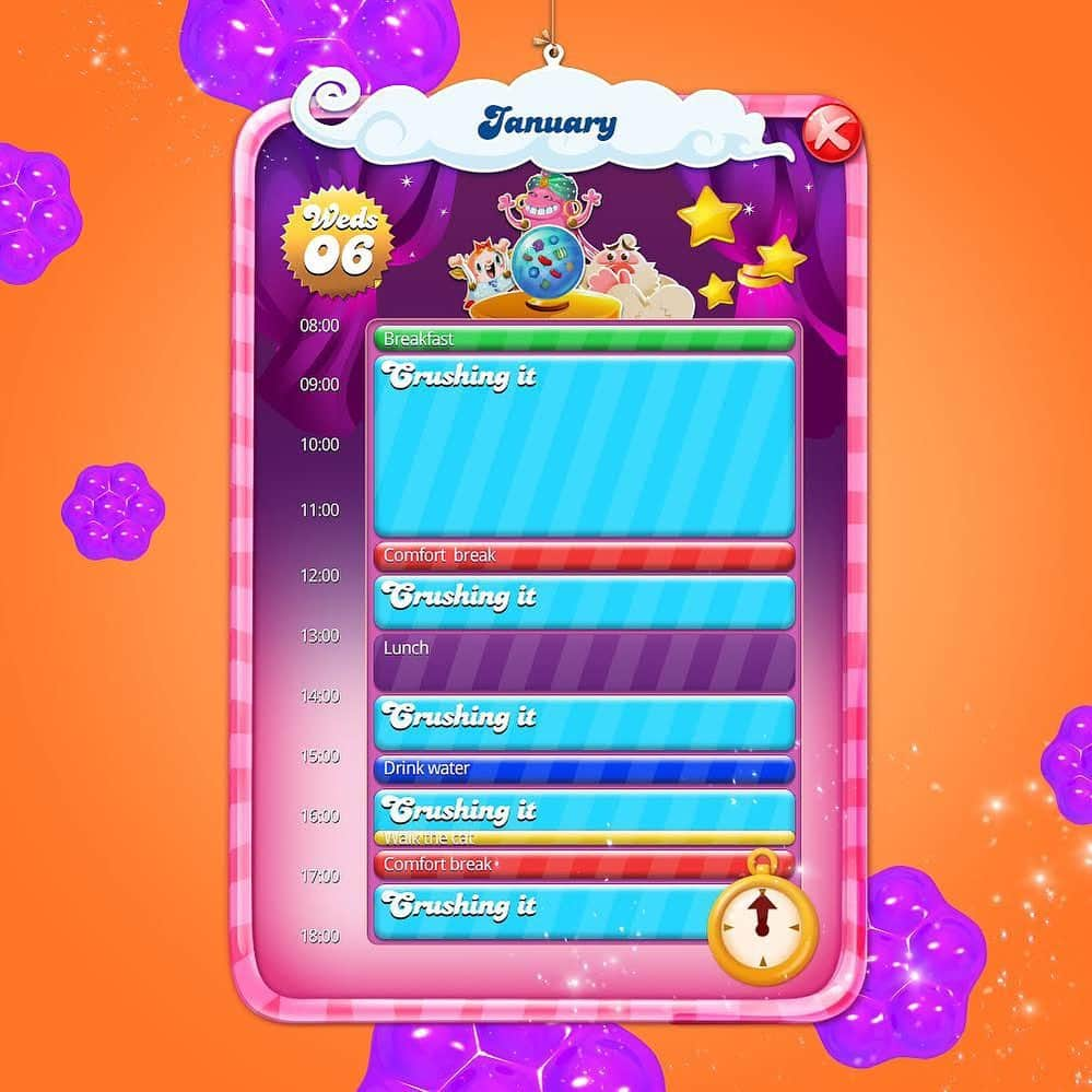 Candy Crushさんのインスタグラム写真 - (Candy CrushInstagram)「There's a sweet, sweet surprise waiting for you tomorrow, Candy fiends! 🍬🍭 A whole bunch of new levels 🤩 On your marks, get set...」1月6日 2時18分 - candycrushsaga