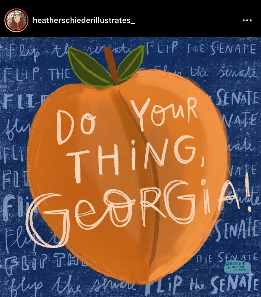 カリスマ・カーペンターさんのインスタグラム写真 - (カリスマ・カーペンターInstagram)「👀 Let’s Go Georgia! ❤️🍑❤️  @jonossoff @raphaelwarnock  #flipthesenate #georgiarunoff #stacyabrams」1月6日 1時00分 - charismacarpenter