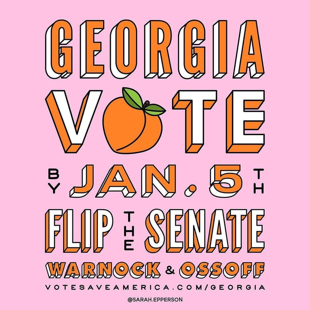 デミ・ロヴァートさんのインスタグラム写真 - (デミ・ロヴァートInstagram)「Georgia we need you today!! 💞🗳🍑  Repost from @sarah.epperson: The future of the US is in Georgia’s hands. #Vote @RaphaelWarnock & @JonOssoff JAN 5th! Problems #Voting? ☎️ @NewGeorgiaProject #Voter Protection Hotline: 1-888-910-1368 #FlipTheSenate ⠀⠀⠀⠀ ⚠️ DROP OFF YOUR BALLOT If you still have your #VoteByMail ballot, it is TOO LATE TO MAIL it back! Drop it off in a dropbox instead. Find a dropbox near you & drop off your ballot today: @NewGeorgiaProject ⠀⠀⠀⠀ 📩  TRACK YOUR BALLOT Already mailed your ballot? Track it to make sure it wasn’t rejected: Georgia.BallotTrax.net If your ballot was rejected you have to “cure” it in order to make it count. Call your country registrar IMMEDIATELY, if you need help call?: 1-866-OUR-VOTE @866OurVote ⠀⠀⠀⠀ 📭 DIDN’T RECEIVE REQUESTED MAIL IN BALLOT? You can vote in person tomorrow! Tell the person at the check-in table that you wish to cancel your requested mail ballot & vote in person instead. Find your Election Day polling place at http://iwillvote.com ⠀⠀⠀⠀ 🚗 RIDES TO THE POLLS 🚗 @BlankFoundation is a providing $20 @Lyft rideshare credit for up to 2 rides to all voting locations in Georgia on #ElectionDay Use Code : BFOBVOTES 🚘 @NewGeorgiaProject free ride to the polls: 1-800-874-1541 ⠀⠀⠀⠀ 🗳 Take control of the Senate away from the Republicans attempting a coup. Your vote matters so much that they are willing to destroy democracy in the pursuit of retaining power. Power that #KellyLoeffler & #DavidPerdue have shown that they will NOT use to help the people of GA or the US, but instead to enrich themselves & their donors, while the American people suffer. ⠀⠀⠀⠀ Key issues for @RaphaelWarnock & @JonOssoff 🍑 Covid-19 Response 🍑 Economic Justice 🍑 Health Care 🍑 Climate Change 🍑 Criminal Justice Reform 🍑 Gun Safety 🍑 Reproductive Rights 🍑 Voting Rights 🍑 Education 🍑 Dignity Of Work 🍑 Infrastructure 🍑 Debt-free College」1月6日 1時01分 - ddlovato