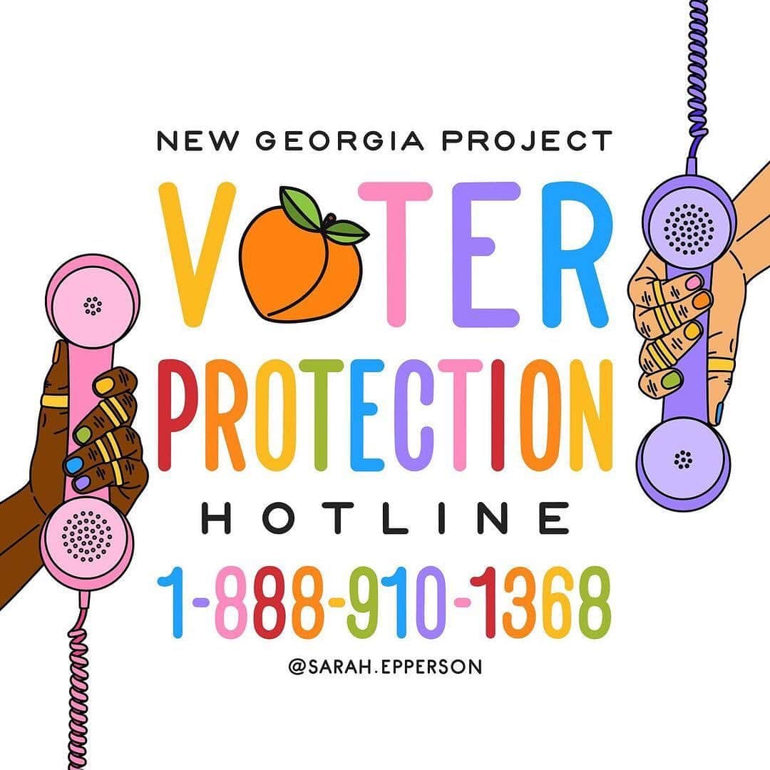 デミ・ロヴァートさんのインスタグラム写真 - (デミ・ロヴァートInstagram)「Georgia we need you today!! 💞🗳🍑  Repost from @sarah.epperson: The future of the US is in Georgia’s hands. #Vote @RaphaelWarnock & @JonOssoff JAN 5th! Problems #Voting? ☎️ @NewGeorgiaProject #Voter Protection Hotline: 1-888-910-1368 #FlipTheSenate ⠀⠀⠀⠀ ⚠️ DROP OFF YOUR BALLOT If you still have your #VoteByMail ballot, it is TOO LATE TO MAIL it back! Drop it off in a dropbox instead. Find a dropbox near you & drop off your ballot today: @NewGeorgiaProject ⠀⠀⠀⠀ 📩  TRACK YOUR BALLOT Already mailed your ballot? Track it to make sure it wasn’t rejected: Georgia.BallotTrax.net If your ballot was rejected you have to “cure” it in order to make it count. Call your country registrar IMMEDIATELY, if you need help call?: 1-866-OUR-VOTE @866OurVote ⠀⠀⠀⠀ 📭 DIDN’T RECEIVE REQUESTED MAIL IN BALLOT? You can vote in person tomorrow! Tell the person at the check-in table that you wish to cancel your requested mail ballot & vote in person instead. Find your Election Day polling place at http://iwillvote.com ⠀⠀⠀⠀ 🚗 RIDES TO THE POLLS 🚗 @BlankFoundation is a providing $20 @Lyft rideshare credit for up to 2 rides to all voting locations in Georgia on #ElectionDay Use Code : BFOBVOTES 🚘 @NewGeorgiaProject free ride to the polls: 1-800-874-1541 ⠀⠀⠀⠀ 🗳 Take control of the Senate away from the Republicans attempting a coup. Your vote matters so much that they are willing to destroy democracy in the pursuit of retaining power. Power that #KellyLoeffler & #DavidPerdue have shown that they will NOT use to help the people of GA or the US, but instead to enrich themselves & their donors, while the American people suffer. ⠀⠀⠀⠀ Key issues for @RaphaelWarnock & @JonOssoff 🍑 Covid-19 Response 🍑 Economic Justice 🍑 Health Care 🍑 Climate Change 🍑 Criminal Justice Reform 🍑 Gun Safety 🍑 Reproductive Rights 🍑 Voting Rights 🍑 Education 🍑 Dignity Of Work 🍑 Infrastructure 🍑 Debt-free College」1月6日 1時01分 - ddlovato