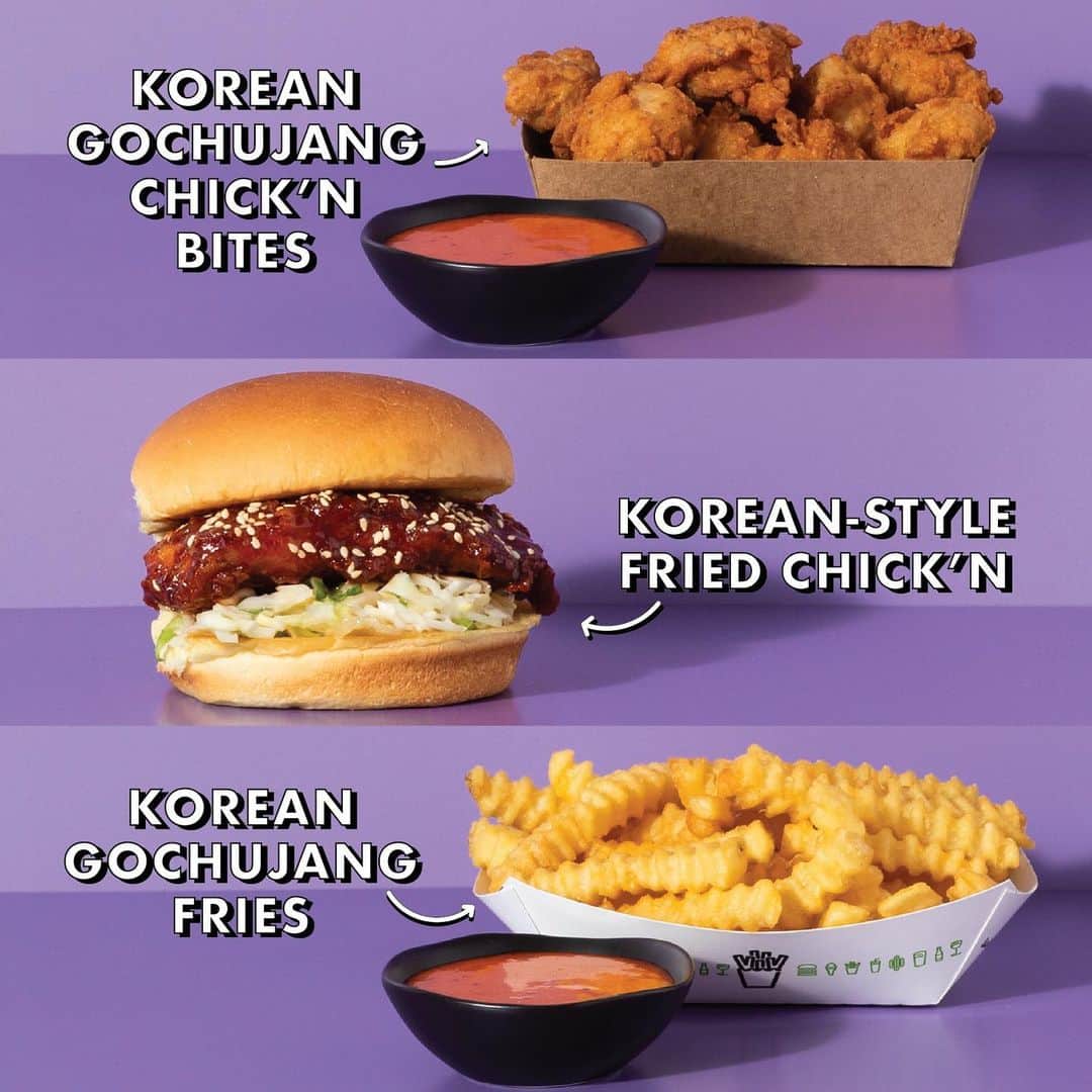 SHAKE SHACKさんのインスタグラム写真 - (SHAKE SHACKInstagram)「Our new limited edition ✨Korean-Inspired Menu✨ just landed at the Shack!   Our take on Korean-Style Fried Chick’n was such a hit at our Shacks in South Korea, we had to bring it to the US.   Meet the whole menu 👇   ✨Korean-Style Fried Chick’n✨  Gochujang-glazed crispy chicken breast over our white kimchi slaw featuring @choiskimchi on our classic @potatorolls   ✨Korean Gochujang Chick’n Bites✨  Our classic Chick’n Bites with a side of gochujang mayo sauce for dipping   ✨Korean Gochujang Fries✨  Our classic crinkle cuts with a side of gochujang mayo sauce for dipping (or drizzling)   Grab our Korean-Inspired Menu for a limited time! #shakeshack」1月6日 1時19分 - shakeshack