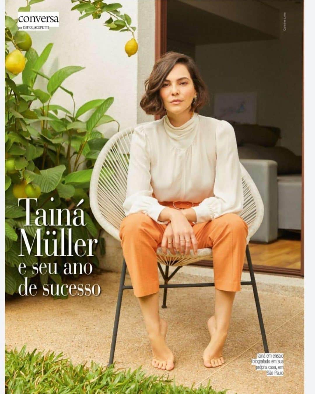 Tainá Müllerのインスタグラム：「Qual é seu propósito pra 2021? Conversei com a  @revista_regional sobre esse e outros assuntos :)    @stratosferacom  @carolinelima.co」