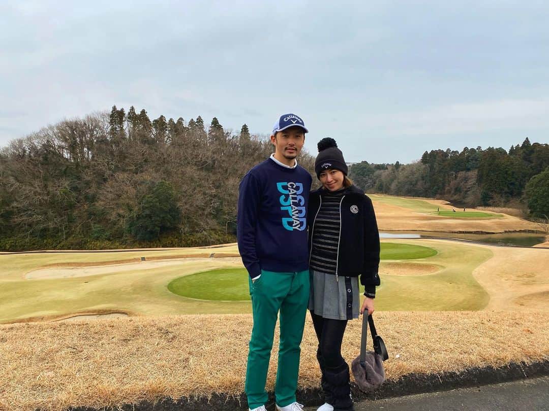 柴田翔平のインスタグラム：「全身　@callawayapparel_japan  #callawaygolf #callawayapparel  #ニカショウ夫婦」