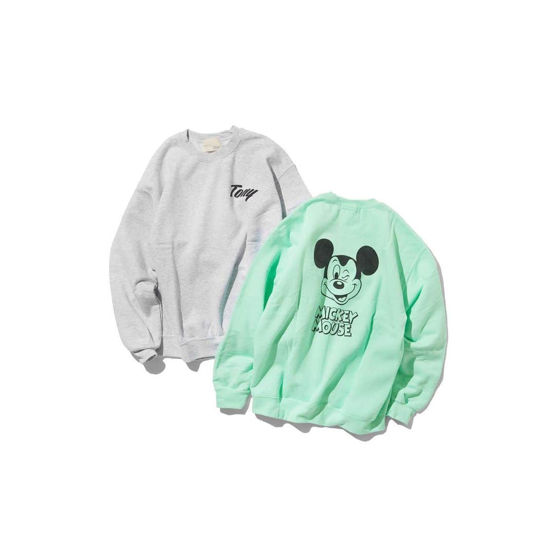 JACK&MARIE / ジャックアンドマリのインスタグラム：「. Tony Taizsun ﻿ Mickey Crew Sweat﻿ ﻿ Tony TaizsunがDisneyに別注したスウェットがSALE価格で販売中です！﻿ ﻿ #jackandmarie #tonytaizsun #crewneck  #sweat #disney #mickeymouse  #ジャックアンドマリー」