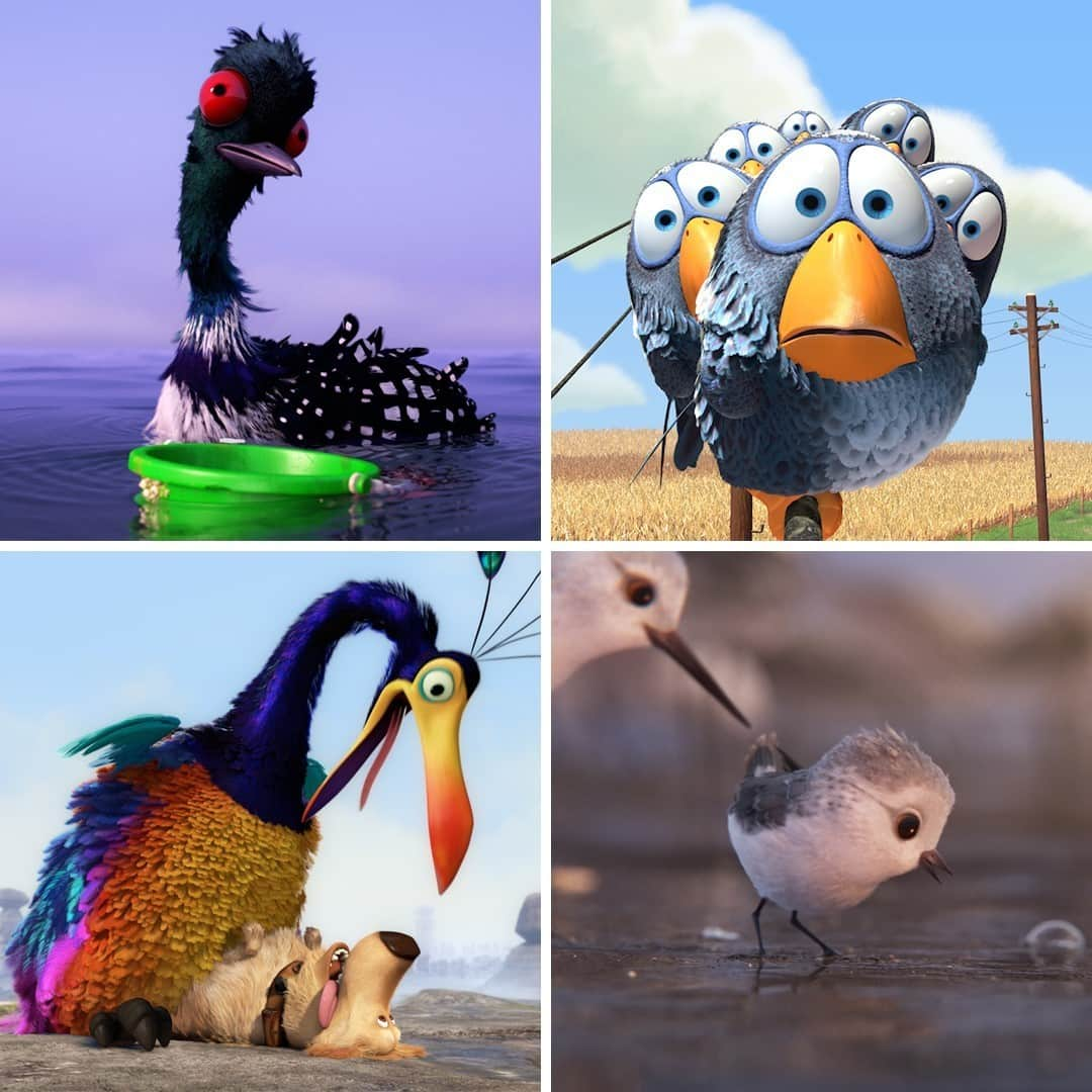 Disney Pixarさんのインスタグラム写真 - (Disney PixarInstagram)「Pixar birds of a feather flock together! Which one is your fave? #NationalBirdDay」1月6日 2時29分 - pixar