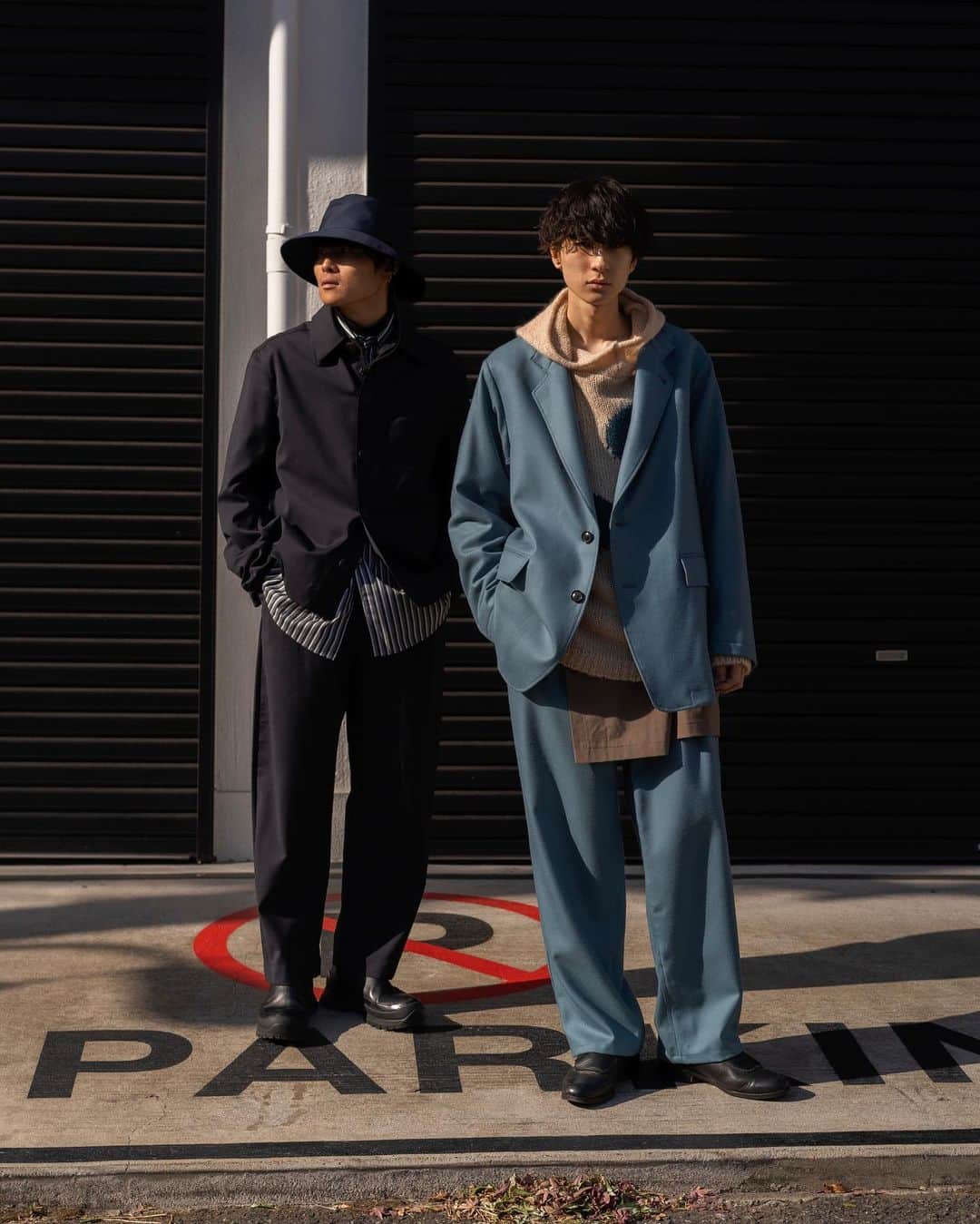 Ryoさんのインスタグラム写真 - (RyoInstagram)「ㅤㅤㅤㅤㅤㅤㅤㅤㅤㅤㅤㅤㅤ Twin styling🚶‍♂️🚶‍♂️ @plus81.official  ㅤㅤㅤㅤㅤㅤㅤㅤㅤㅤㅤㅤㅤ @ryo__takashima jacket:#studionicholson shirt:#studionicholson pants:#studionicholson shoes:#jilsander ㅤㅤㅤㅤㅤㅤㅤㅤㅤㅤㅤㅤㅤ @teshima0331 jacket:#rakines for @plus81.official  hoodie:#trunkproject pants:#rakines for @plus81.official  ㅤㅤㅤㅤㅤㅤㅤㅤㅤㅤㅤㅤㅤ」1月5日 21時34分 - ryo__takashima