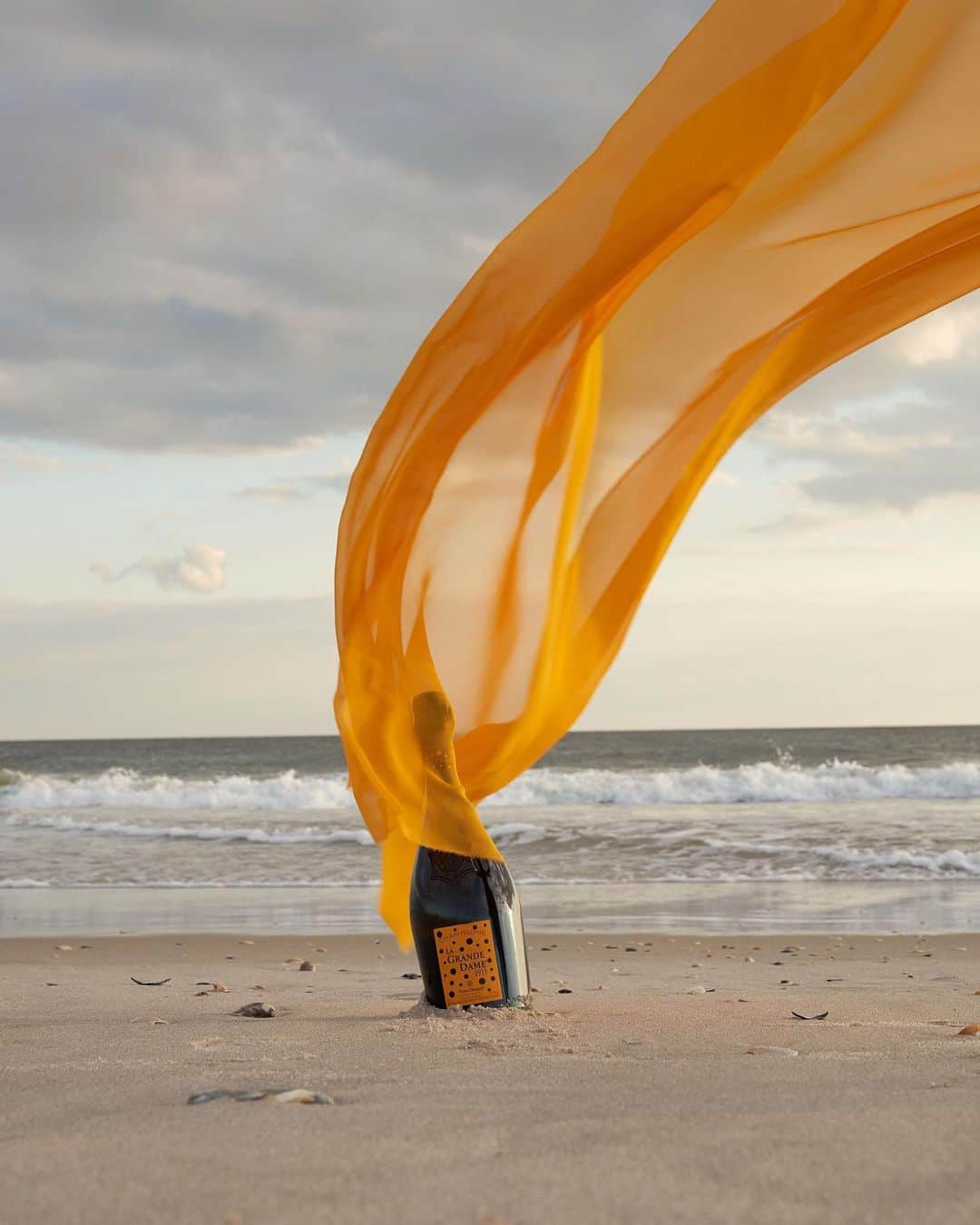 アリス・ガオのインスタグラム：「“what makes you bloom?” when @veuveclicquot posed this question to me, my initial thought was “intention” as i’ve always wanted to approach my work and life with specific intentions. but, as i thought more about it, i realized quickly that it’s the “by chance” moments that can happen in a shoot (or in life) that can be the most rewarding and can ultimately change and inform the creative intent of a work. i always want to leave room to be open and receptive to these strokes of “serendipity”.  at large, the celebration of #LaGrandeDame x #YayoiKusama is a great reminder to approach the present and future with gratitude and keep perspective despite the unpredictability of it all. here’s to a hopeful and optimistic 2021.  #sponsored」