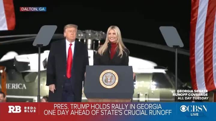 イヴァンカ・トランプのインスタグラム：「Georgia, vote Kelly Loeffler and David Perdue, and DEFEND the MAJORITY! 🇺🇸」