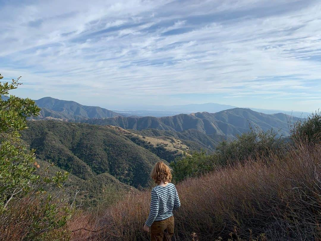 サラ・ドリューさんのインスタグラム写真 - (サラ・ドリューInstagram)「A drive to the mountains for some much needed mental health. ❤️❤️❤️ (Our Lucy pup is 15 and this summer her hips have really been struggling, so she needs booties to walk around and grip the floor and sometimes needs some support in her back legs while walking. She was so happy on this little adventure walk. )」1月5日 23時35分 - thesarahdrew