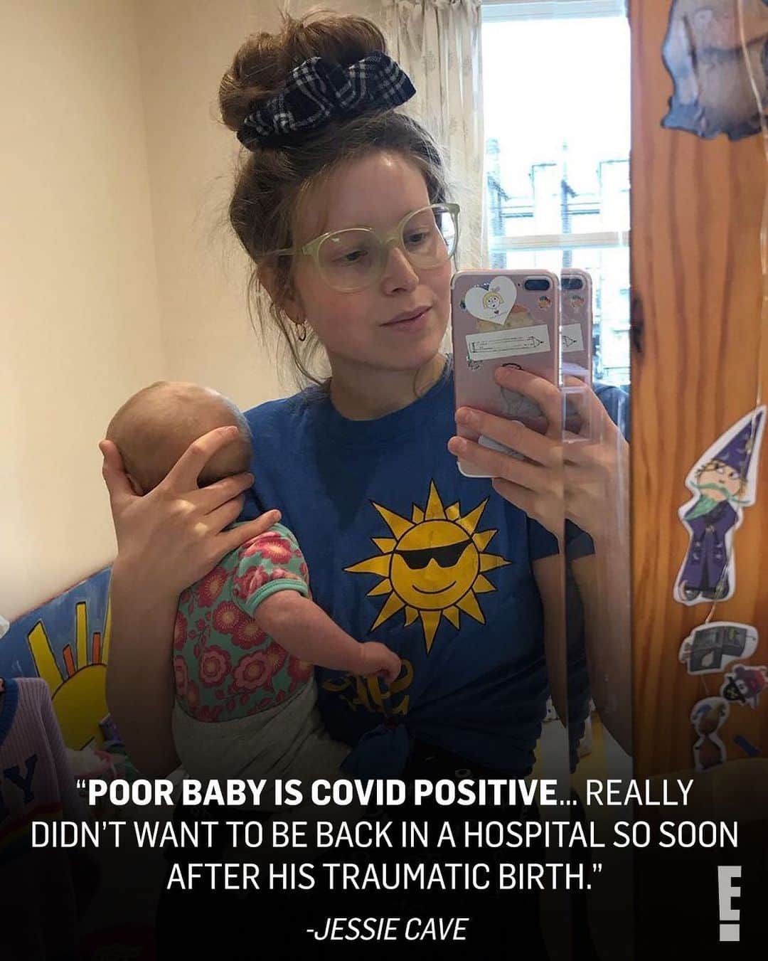E! Onlineさんのインスタグラム写真 - (E! OnlineInstagram)「#HarryPotter star Jessie Cave, revealed that her 3-month-old baby is in the hospital with coronavirus. 💔 Link in bio for her emotional statement, and update on her baby's health. (📷: Instagram)」1月5日 23時35分 - enews