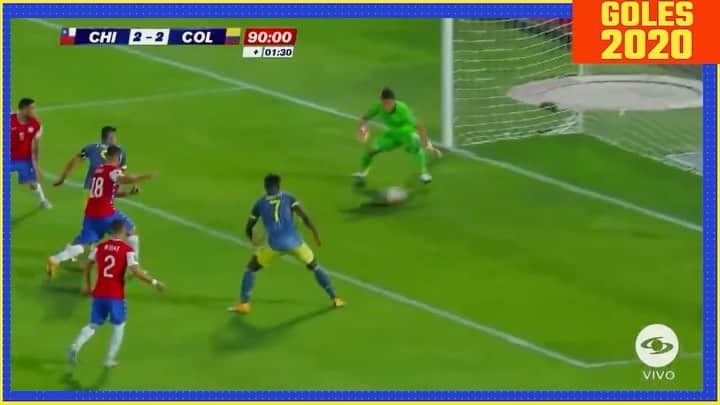 サッカー コロンビア代表チームのインスタグラム：「Estos fueron los goles de nuestra Selección durante el 2020 🇨🇴   Que sean muchos más en este nuevo año ⚽️  📽️ ⬇️  #VamosColombia」