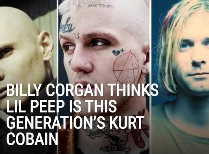 Alternative Pressさんのインスタグラム写真 - (Alternative PressInstagram)「It looks like @SmashingPumpkins frontman @wpccodex thinks @Lilpeep and Kurt Cobain share a few similarities⁠ LINK IN BIO⁠ .⁠ .⁠ .⁠ #lilpeep #kurtcobain #nirvana #billycorgan #smashingpumpkins #thesmashingpumpkins #altpress #alternativepress」1月6日 0時40分 - altpress