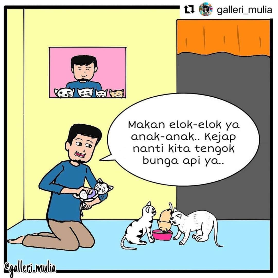 Koleksi Komik Malaysiaさんのインスタグラム写真 - (Koleksi Komik MalaysiaInstagram)「#Repost @galleri_mulia with @make_repost ・・・ Selamat Tahun Baru, 2021. Moga tahun 2021 lebih baik dari 2020 . Follow @galleri_mulia Follow @galleri_mulia Follow @galleri_mulia . . #malaysia #kartunmalaysia #komikrakyat #komikmalaysia #edisikomikmalaysia #koleksikomikmalaysia #lawakkomik #art #trending #komiklawak #lawak #komik #comic #comedy #malaysiancomic #komikdakwah #komiksentap #komiktarbiah #2021 #happynewyear」1月6日 11時12分 - tokkmungg_exclusive