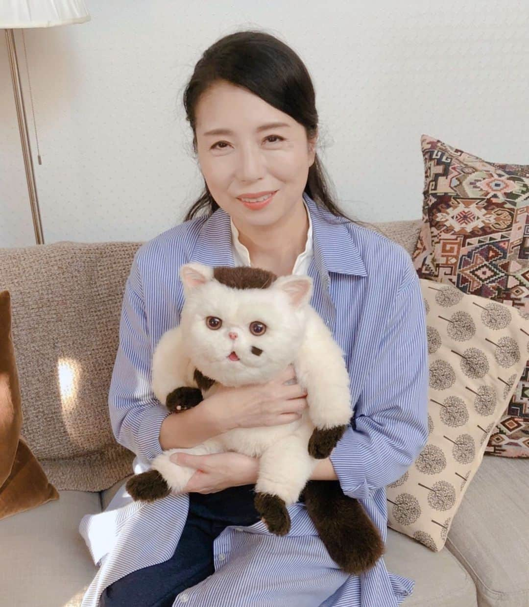 高橋ひとみさんのインスタグラム写真 - (高橋ひとみInstagram)「「おじさまと猫」1月6日(水)スタート 毎週水曜　深夜0時58分〜　テレビ東京にて。 ふくまると🐱 #おじさまと猫  #テレビ東京」1月6日 11時36分 - hitomi_momoe