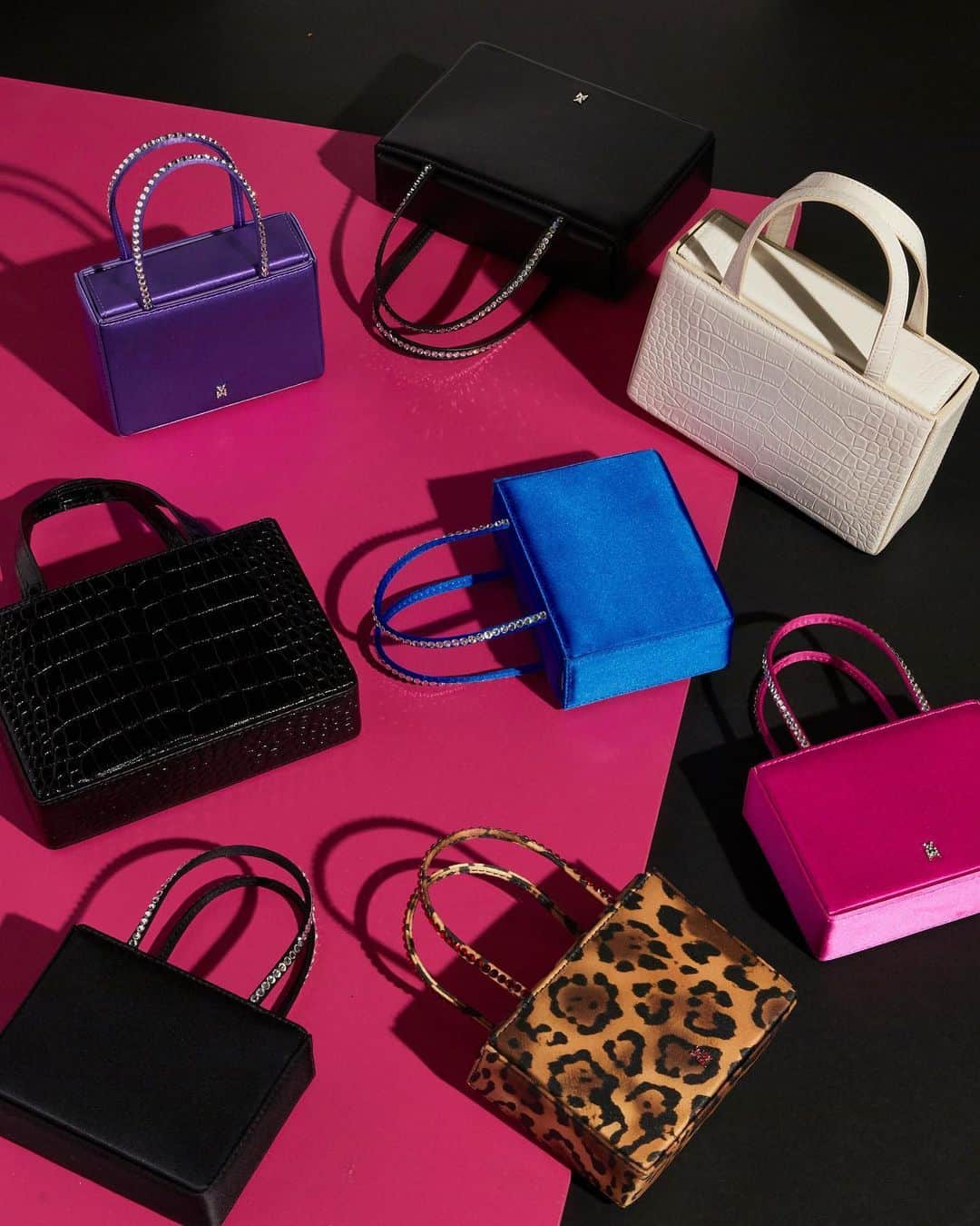 Harrodsのインスタグラム：「We’ve got an @AminaMuaddiOfficial bag for every mood.   #Harrods #HarrodsFashion #AminaMuaddi   Our stores are closed – but you can still shop remotely through our Personal Shopping service, and online at harrods.com. Plus, enjoy 10% off with Rewards until midnight tonight!」
