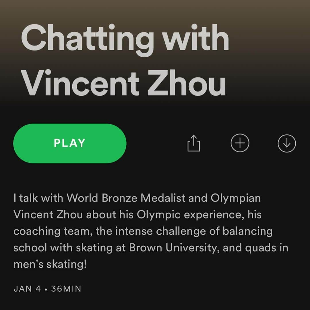 ポリーナ・エドモンズさんのインスタグラム写真 - (ポリーナ・エドモンズInstagram)「NEW POD IS UP! I chat with @govincentzhou about the 2018 Games, the major challenge of trying to balance @brownu with skating that almost resulted in his quitting the sport😵, his aspirations for the next Olympics, and of course, QUADS!! 😏  Listen on all podcast platforms, link in bio! Let me know what you think, and who else I should interview! ✨🙌🏻  (p.s. Vincent and I talked afterwards about how good it feels to reflect and talk about everything going on in life and training: these interviews feel therapeutic haha! Seriously I love getting to hear about so many athlete’s worlds — so skater’s who wanna chat hit me up 😉)  ____ #podcast #figureskatingpodcast #sportpodcast #figureskating #figureskaters #Olympics #olympians #teamusa #brownuniversity #training #quads #vincentzhou #polinaedmunds #sports #athletes #studentathlete」1月6日 4時10分 - polinaedmunds