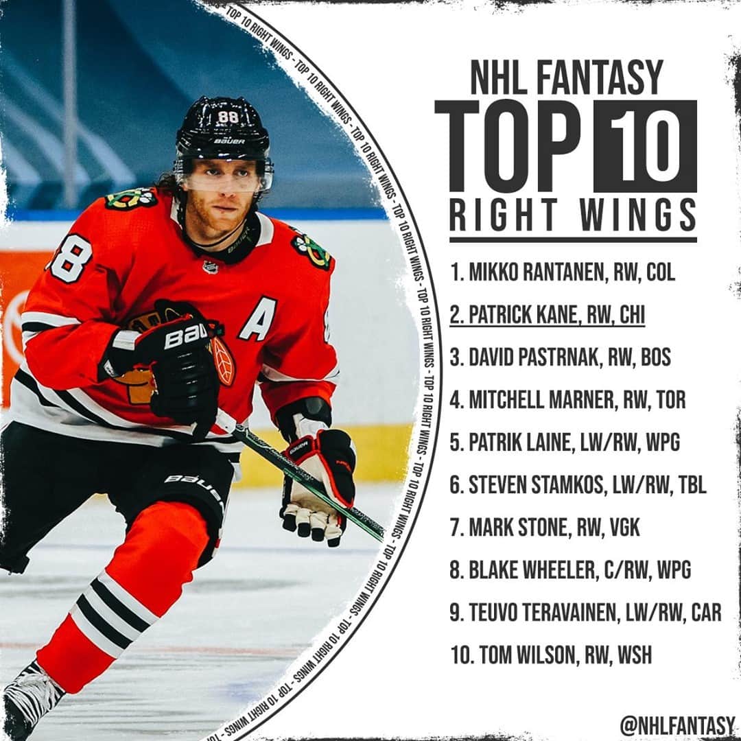 NHLさんのインスタグラム写真 - (NHLInstagram)「Which right wing are you targeting in #FantasyHockey?  See @NHLFantasy's full rankings at NHL.com/Fantasy.」1月6日 4時05分 - nhl