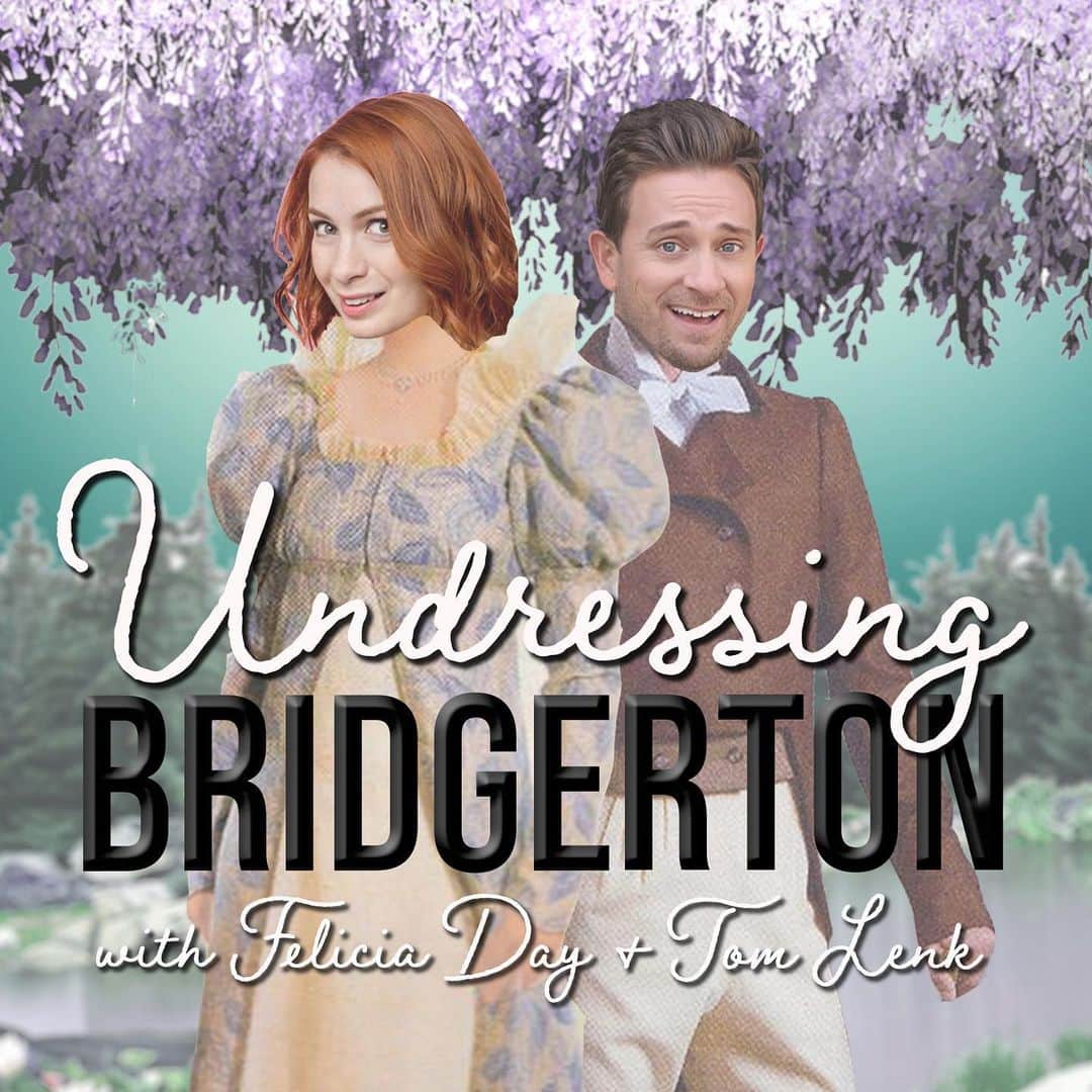フェリシア・デイのインスタグラム：「My friend @tommylenk and I couldn’t stop texting about the show so we are making a podcast! Grab the “Undressing Bridgerton” announcement on @itunes or wherever you get your podcasts! Episode 1 goes up tomorrow!」