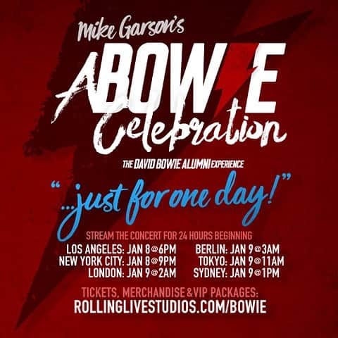 デイヴ・ナヴァロさんのインスタグラム写真 - (デイヴ・ナヴァロInstagram)「(Swipe for more) ⚡ January 8th (link in bio) at 6PM PT! Join me, @coreytaylor @chrischaneybass and #taylorhawkins with A Bowie Celebration for the Just For One Day global concert stream alongside so many incredible artists coming together to celebrate David Bowie and his legacy. Tickets are available NOW at https://RollingLiveStudios.com/Bowie to join us from anywhere around the world and watch as much as you’d like for 24 hours! $2 from every ticket purchase will be donated to @SaveTheChildren, a charity important to Bowie! ⚡  #ABowieCelebration #JustForOneDay #SaveTheChildren #RollingLiveStudios」1月6日 5時11分 - davenavarro