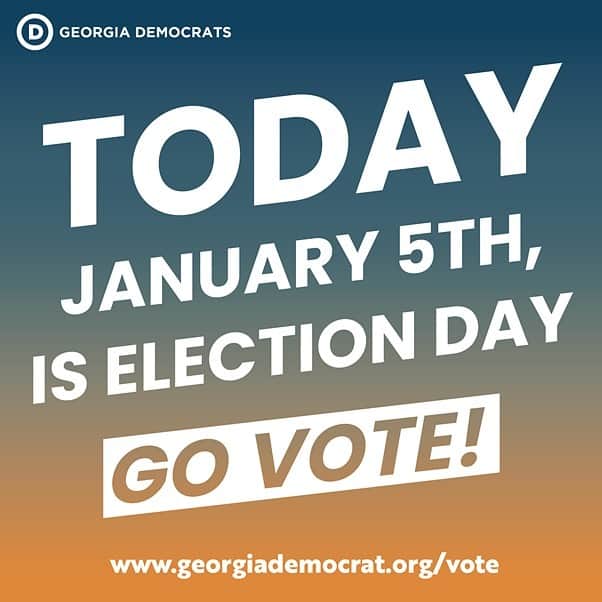 アンバー・タンブリンさんのインスタグラム写真 - (アンバー・タンブリンInstagram)「Georgians, today is your LAST CHANCE to vote in the Senate runoff election for @ReverendWarnock & @Ossoff. Find your voting location or absentee ballot dropbox at ​georgiademocrat.org/vote​ Any problems, call Voter Protection: 888-730-5816. #TurnOutGA」1月6日 5時48分 - amberrosetamblyn