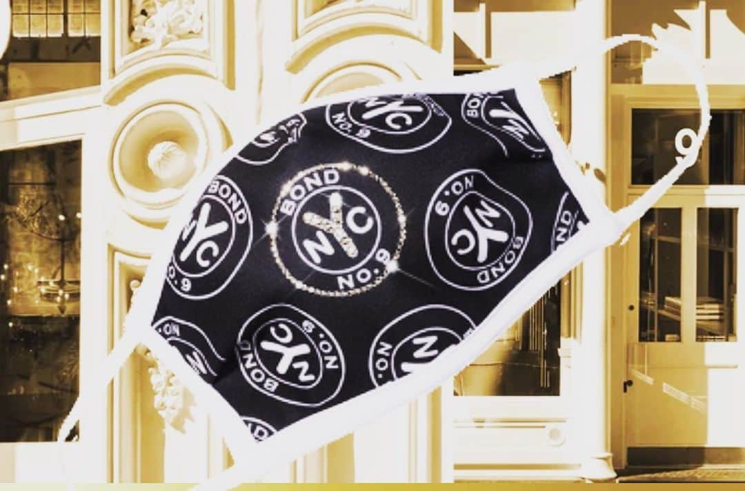 のインスタグラム：「Bond No.9 Swarovski Mask... #staysafeandwearmask #bond  #bondno9nyc #bondno9perfume」