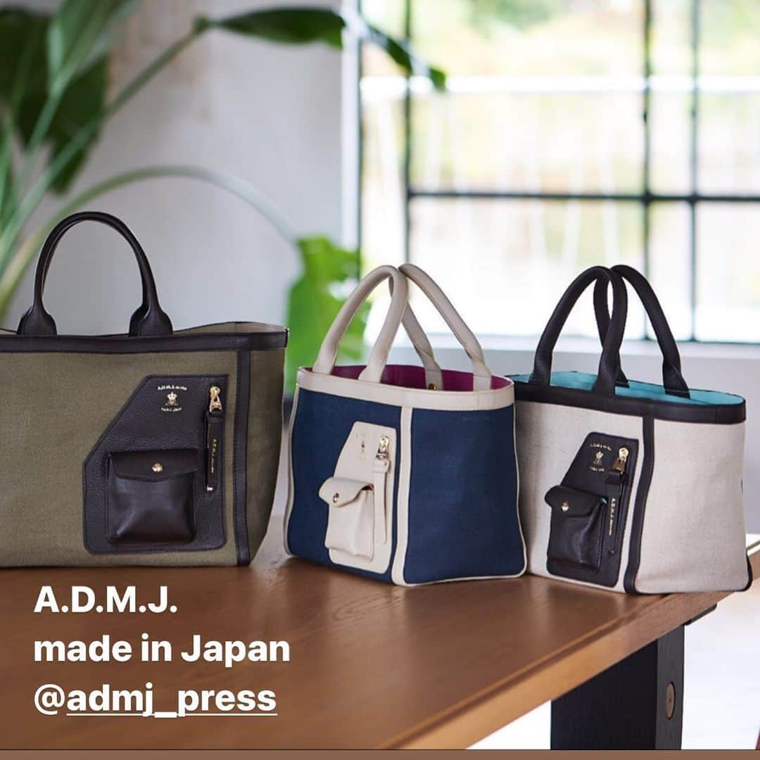 A.D.M.J.co.,Ltdさんのインスタグラム写真 - (A.D.M.J.co.,LtdInstagram)「#admj #admjofficial #bag #totebag #madeinjapan #バッグ　＃トートバッグ」1月6日 8時11分 - admjofficial_bag