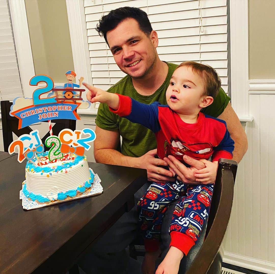 ディーナ・ニコール・コルテーゼさんのインスタグラム写真 - (ディーナ・ニコール・コルテーゼInstagram)「We practiced blowing out his candle all day 😂 he killed it !!! Happy 2nd Birthday my sweet boy ❤️」1月6日 8時35分 - deenanicole