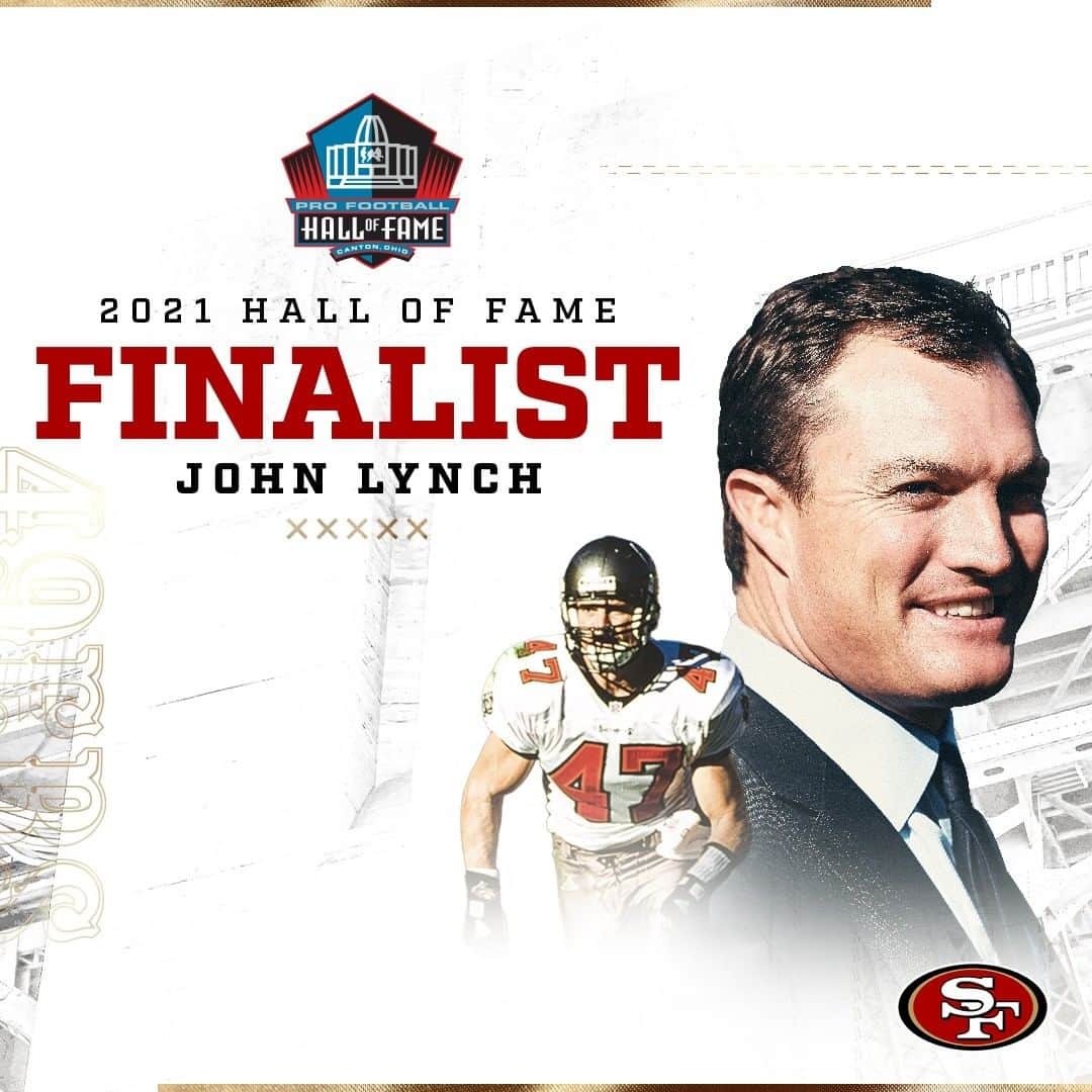 サンフランシスコ・フォーティナイナーズさんのインスタグラム写真 - (サンフランシスコ・フォーティナイナーズInstagram)「Congratulations to GM John Lynch on being named a #PFHOF21 finalist! 👏」1月6日 9時47分 - 49ers