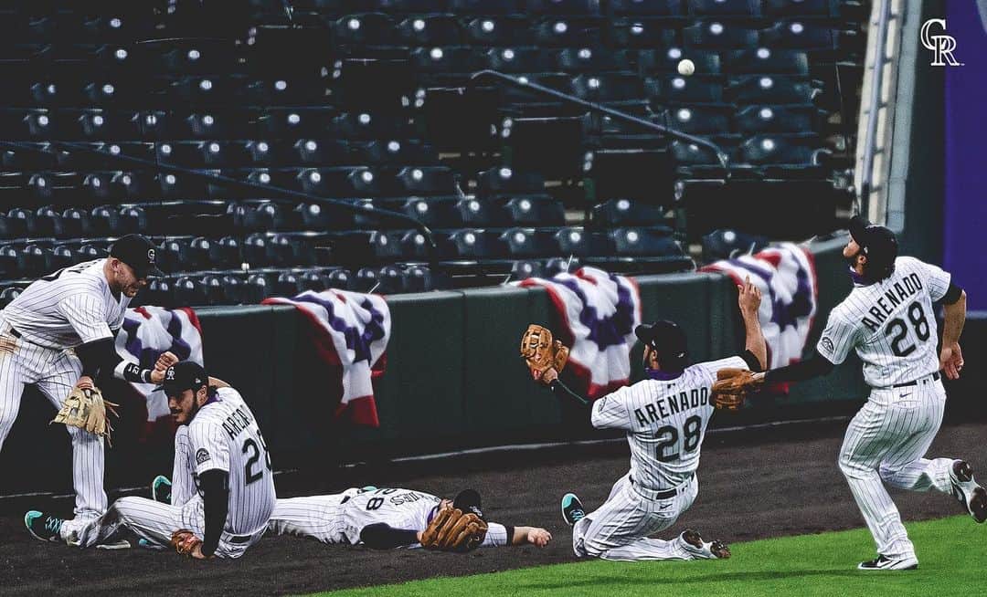 コロラド・ロッキーズのインスタグラム：「Jaw-dropper, even by #NolanBeingNolan standards 😱」