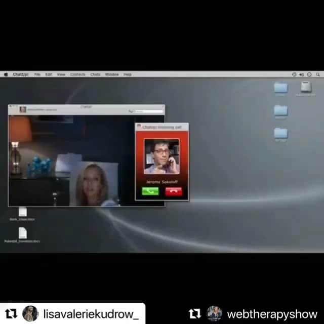 のインスタグラム：「#Repost @webtherapyshow  ・・・ @lisavaleriekudrow_   The fall of Fiona Wallice.  Yet Jerome is a sucker for crescent rolls!  And @andersoncooper !  Only on @imdbtv」