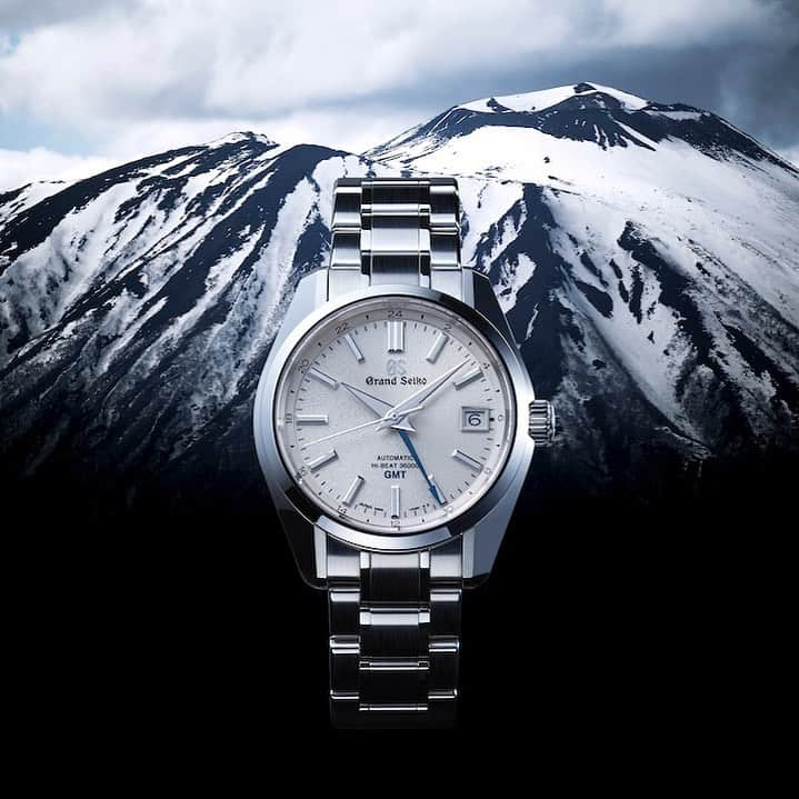 Grand Seikoさんのインスタグラム写真 - (Grand SeikoInstagram)「The dial tells the story; its surface texture was inspired by the numerous ridged contours on the face of Mt Iwate, the imposing mountain that overlooks the Grand Seiko Studio Shizukuishi where all Grand Seiko mechanical watches are made. A Hi-beat GMT Grand Seiko of the ‘highest’ refinement.  #SBGJ201 #thenatureoftime」1月6日 19時41分 - grandseikoofficial