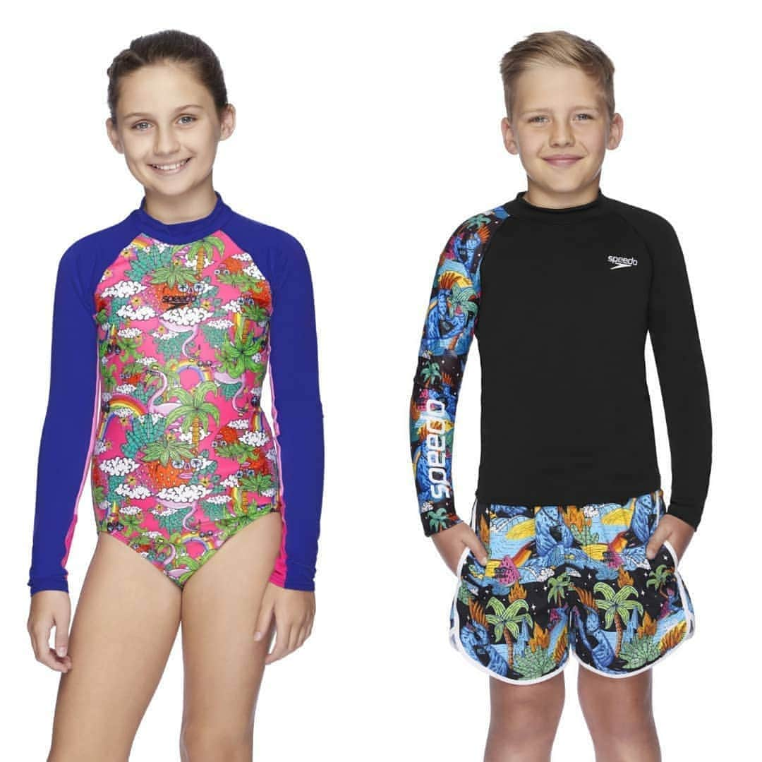 MULGAさんのインスタグラム写真 - (MULGAInstagram)「Epic times collabing with @speedoaustralia on a kids range for this summer time 🌴🌊😎🏝️🏖️🩳🌈🦄🍓. ⁣ ⁣ We have the whole range live online now, be quick as we have limited stock of all sizes & we've got free shipping for Aus orders over $99 🎉. ⁣ ⁣ #mulgatheartist #mulgatheartistshop #mulgaxspeedo #speedo #speedos #speedoaustralia  #paddlesuit #onepiece #kidscossie #kidsswimwear #skins #swimshorts #boardshorts #rashshirt #suntop #teamspeedo」1月6日 20時04分 - mulgatheartist