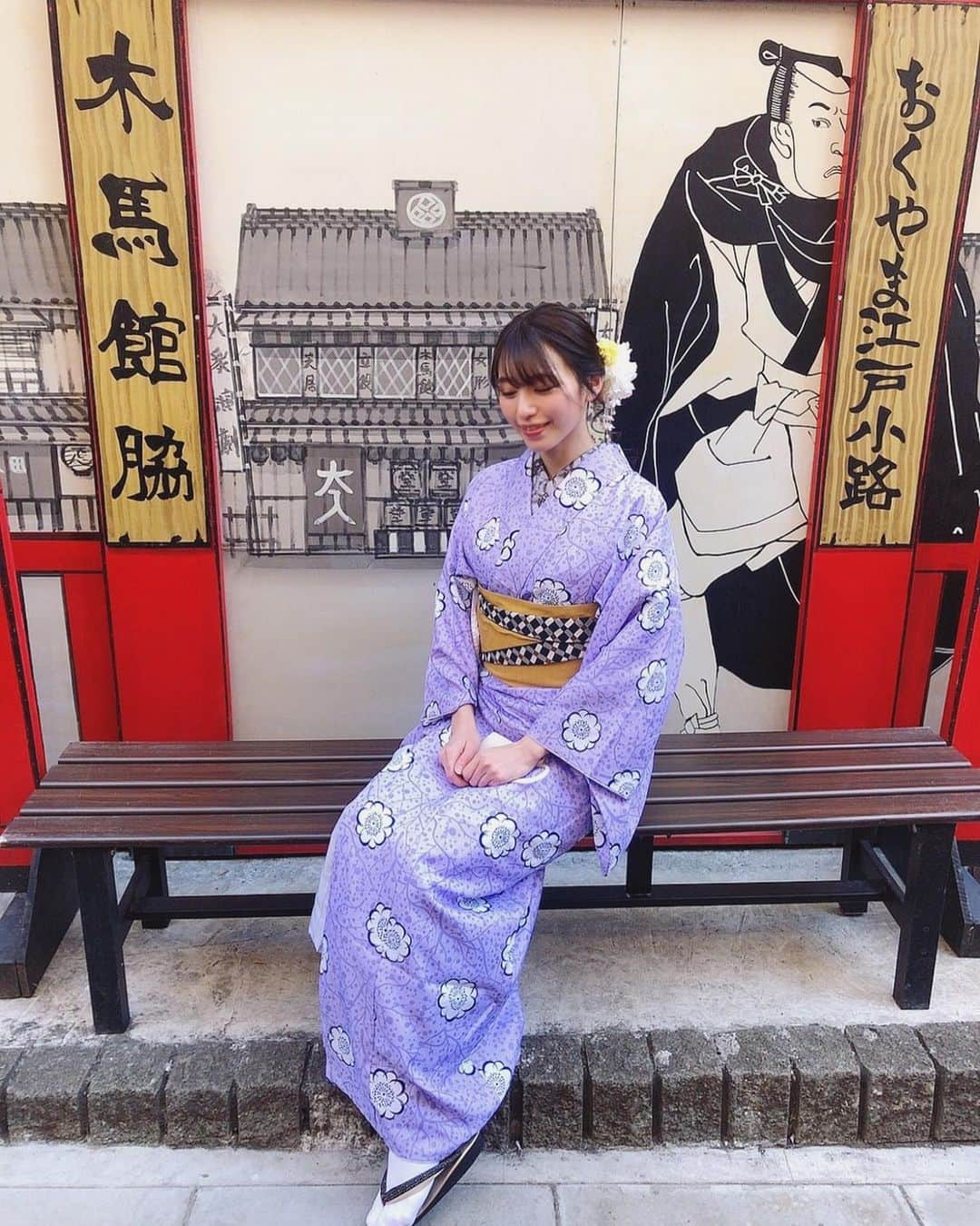 諸塚香奈実さんのインスタグラム写真 - (諸塚香奈実Instagram)「. 年始は毎年恒例の着物を着て浅草散策🐾  今年は安全対策をしっかり取りながらの散策でしたが お正月気分を味わってきました☺️  安心な生活はよこい〜」1月6日 20時23分 - moro_ciao