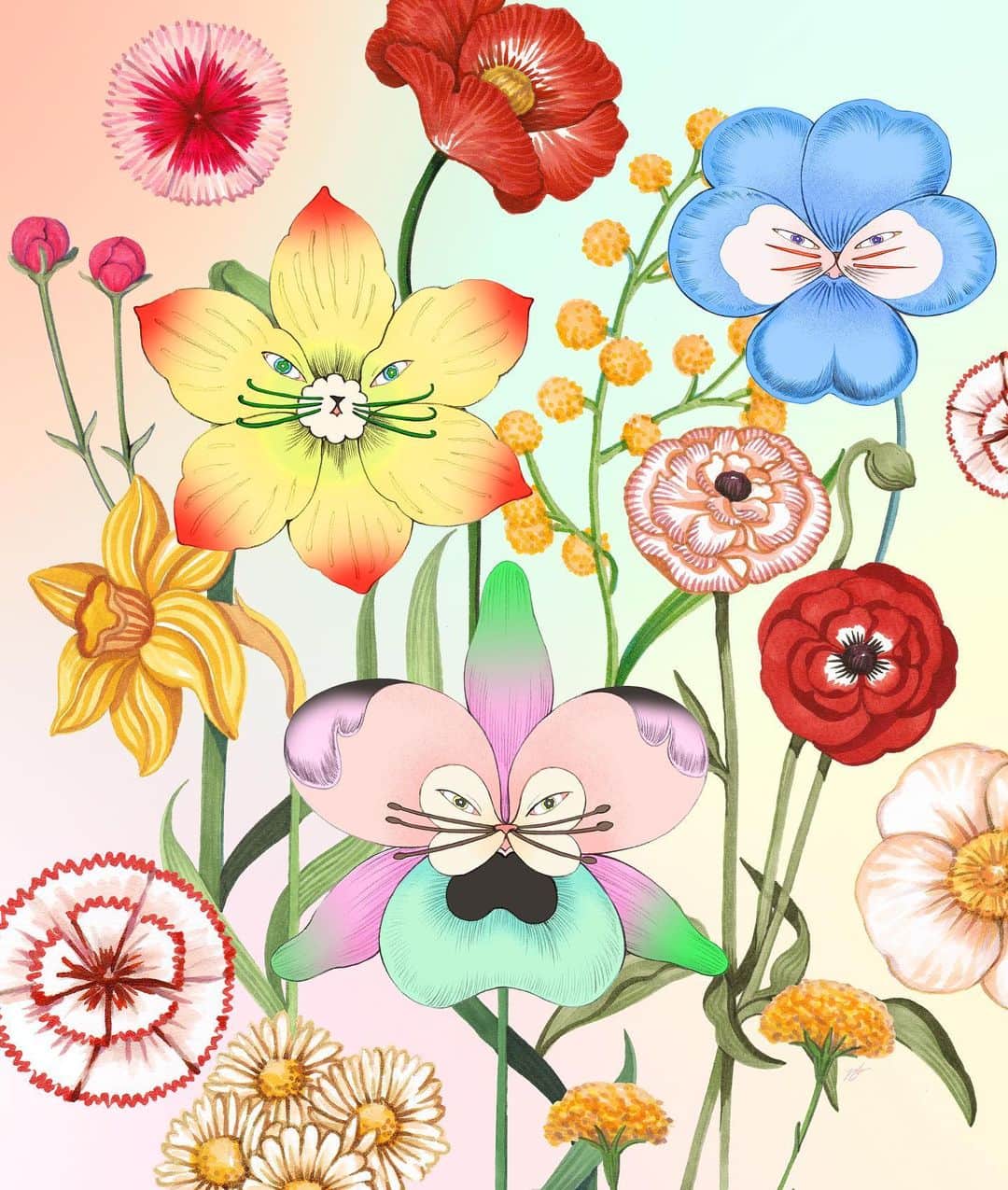 晴日のインスタグラム：「Flower garden」
