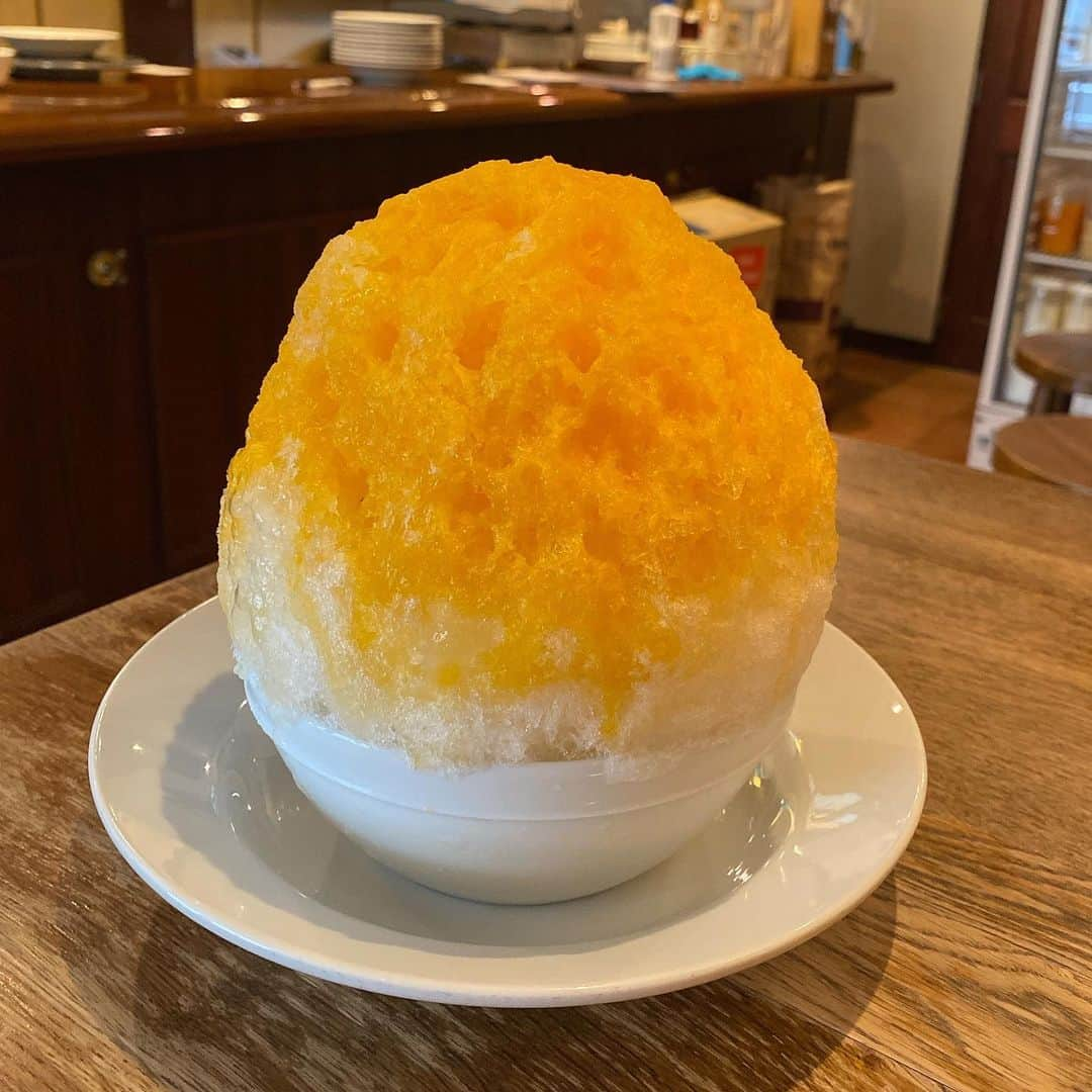 栗山夢衣のインスタグラム：「今回はセバスチャンさんへ🎂🍧💓  私はみかんとルレクチェ🍊 あいかちゃんはレモンとベリーのレアチーズ🍋  みかんとルレクチェ毎日飲みたいくらい美味しかった🤤  . . #かきごおりすと #かきごーらー #かき氷修行中 #かき氷おばさん #かき氷マニア #かき氷部 #かき氷巡り #かき氷研究所 #かき氷好き #かき氷食べ歩き #かき氷食べたい #かき氷好きな人と繋がりたい #かき氷大好き」