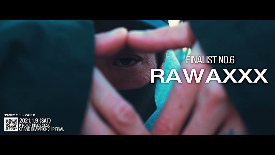 漢さんのインスタグラム写真 - (漢Instagram)「KOK 2020 FINALIST NO.6 RAWAXXX https://youtu.be/BvXEvQKCY6o  戦極21.5章優勝 RAWAXXX / Meeee EP https://ultravybe.lnk.to/meeee  1/9(sat)【 #KOK2020 GRAND CHAMPIONSHIP FINAL at 豊洲PIT】 観戦🎫 http://l-tike.com/kok/ 配信🎫 https://cittaworks.zaiko.io/e/KOK-2020-FINAL」1月6日 13時08分 - kan_9sari