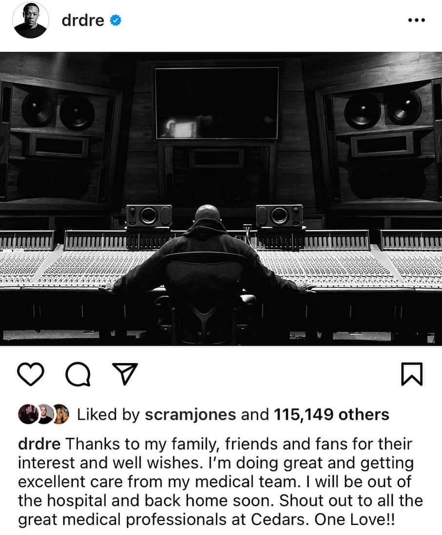 ファンクマスター・フレックスのインスタグラム：「From the desk of @drdre」