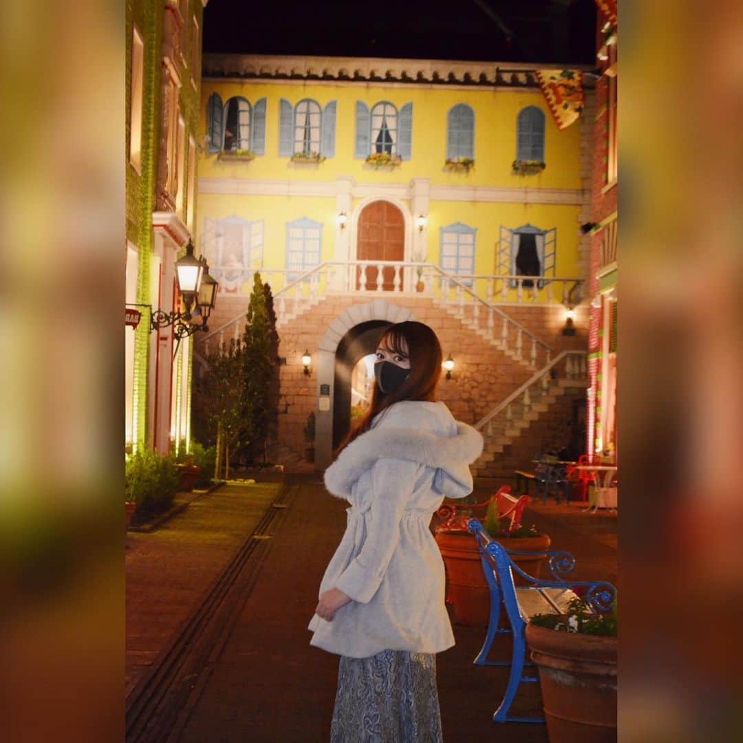 野中美郷さんのインスタグラム写真 - (野中美郷Instagram)「♡ カラフルで可愛かった☺️ マスクで表情見えなくて怖いね。笑 #ハウステンボス  #ハウステンボスイルミネーション  #一眼レフ」1月6日 16時04分 - n.mi3sa3to10