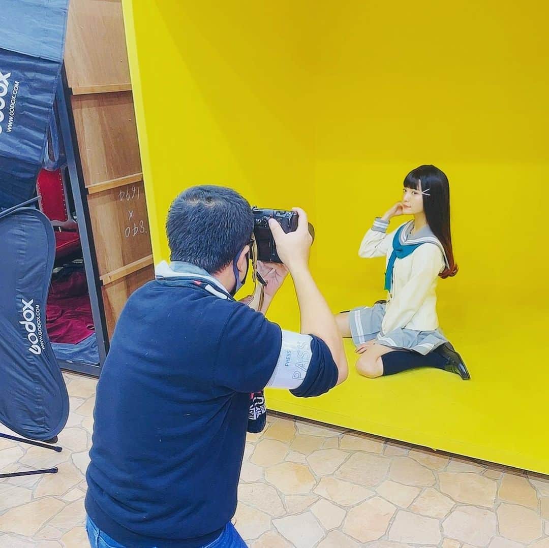 美沙玲奈のインスタグラム：「✬ 写真のデータが待ち遠しい🥺💓💭」