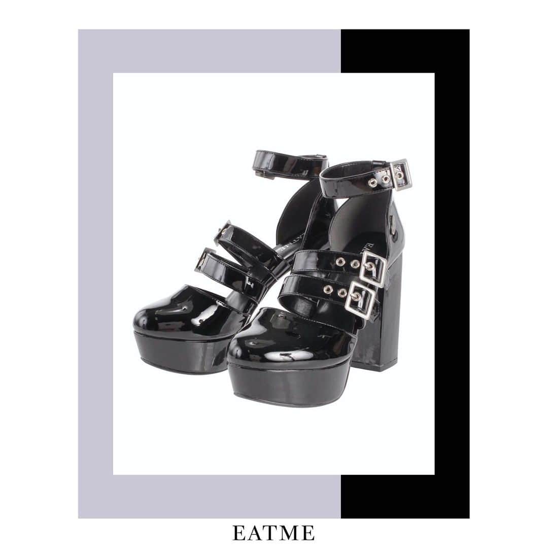 EATMEさんのインスタグラム写真 - (EATMEInstagram)「1.6 update... #EATME #JANUARY #NEW #ITEM . TOP画面のURLからEATME WEB  STOREをCHECK▶︎▶︎▶︎ @eatme_japan . 🌹ベルテッドパンプス ¥13,000(＋tax) MIX.CRM.BLK ☑︎S/M/L ※1.12発売予定 . #EATME_CODE #eatmejapan #イートミー」1月6日 16時43分 - eatme_japan