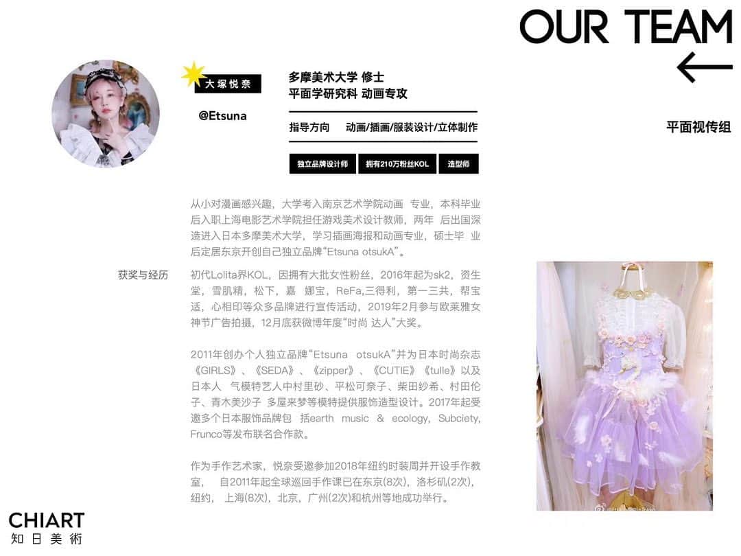 Etsuna otsukAのインスタグラム