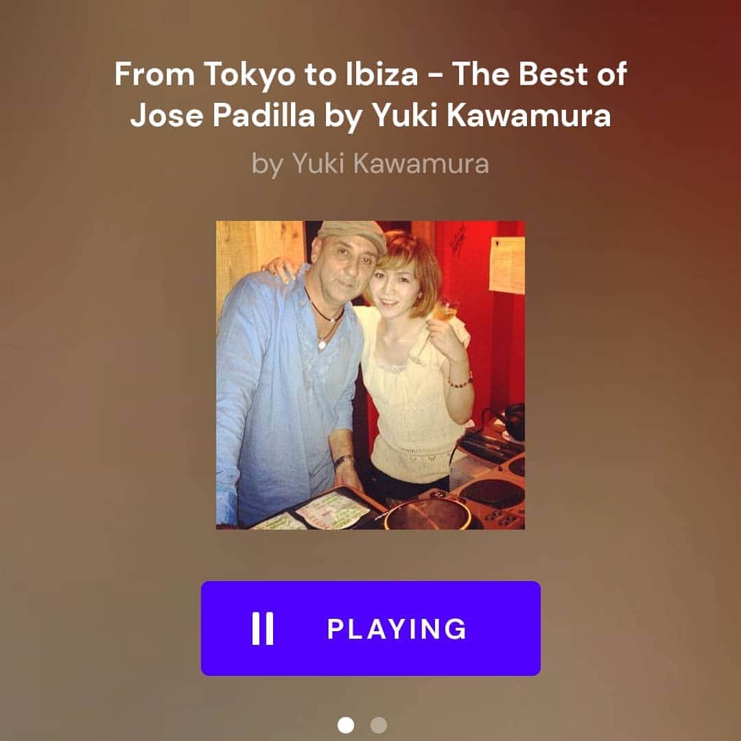 川村由紀のインスタグラム：「昨年亡くなってしまった私のチルアウトの師匠であり、IBIZA島を代表するDJ/コンパイラーのJose Padilla氏を偲んで、彼の関連音源のみで選曲〜ミックスした90分を #Mixcloud  に公開しました🙏   ホセはこれからも音楽の中で生き続けることでしょう🇪🇸沢山のチルをありがとう！#カワムラユキ」