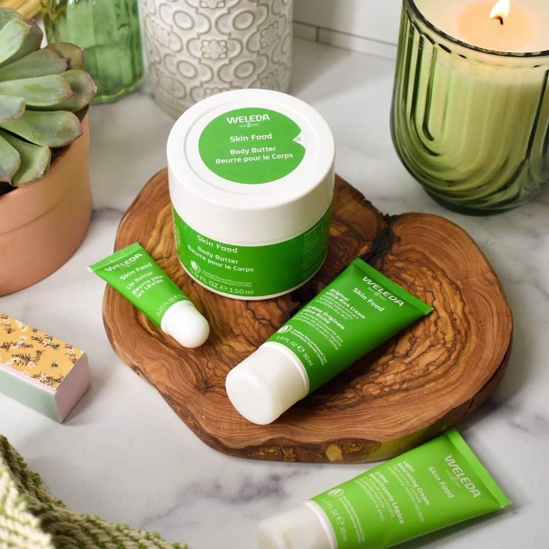 Weledaのインスタグラム：「The Skin Food Experience is the staple collection in every beauty cabinet! 💚 Do you have a favorite? Let us know! #WeledaSkinFood」