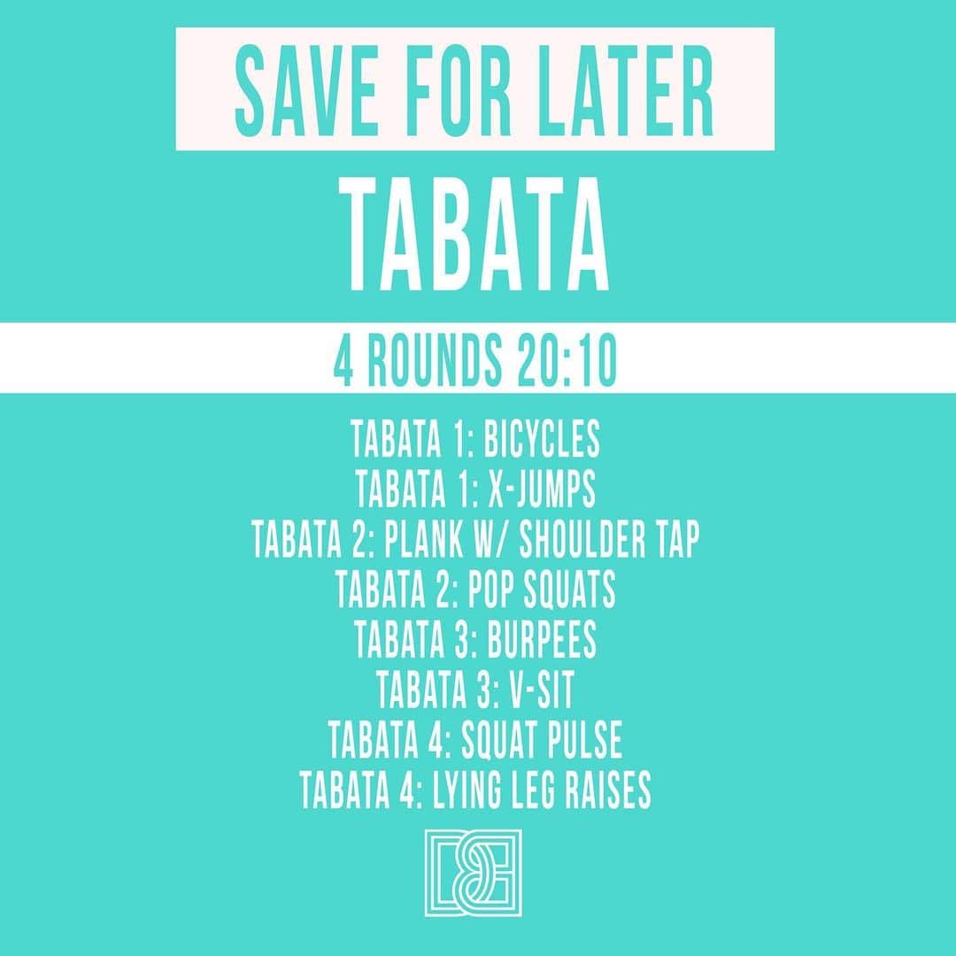 Danielle Robertsonさんのインスタグラム写真 - (Danielle RobertsonInstagram)「TABATA 🔥  Who’s ready for a sweat sesh? 💦 My new Lean Shape Tone program includes heaps of fun and effective workouts to help you lean up and smash your fitness goals this year! Here is an example of a some of the workouts you can find in this 6 week program! If you’re keen to get amongst a workout program make sure to get out my programs available at www.dannibelle.com (link in my bio)  HOW TO DO THE THINGS: Alternate between the two exercises in each Tabata Workout Set. Perform the first move for 20 seconds followed by 10 seconds rest before moving on to the second exercise in the Tabata. Complete 4 rounds of each Tabata and then allow 60 seconds rest between 💪  WORKOUT   4 SETS  TABATA 1: - Bicycles - X-Jumps   TABATA 2: - Plank w/ Shoulder Tap - Pop Squats   TABATA 3: - Burpees - V-Sit  TABATA 4: - Squat Pulse - Lying Leg Raises」1月7日 5時07分 - dannibelle